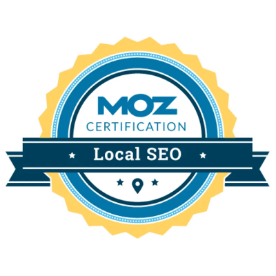 moz local seo certification badge