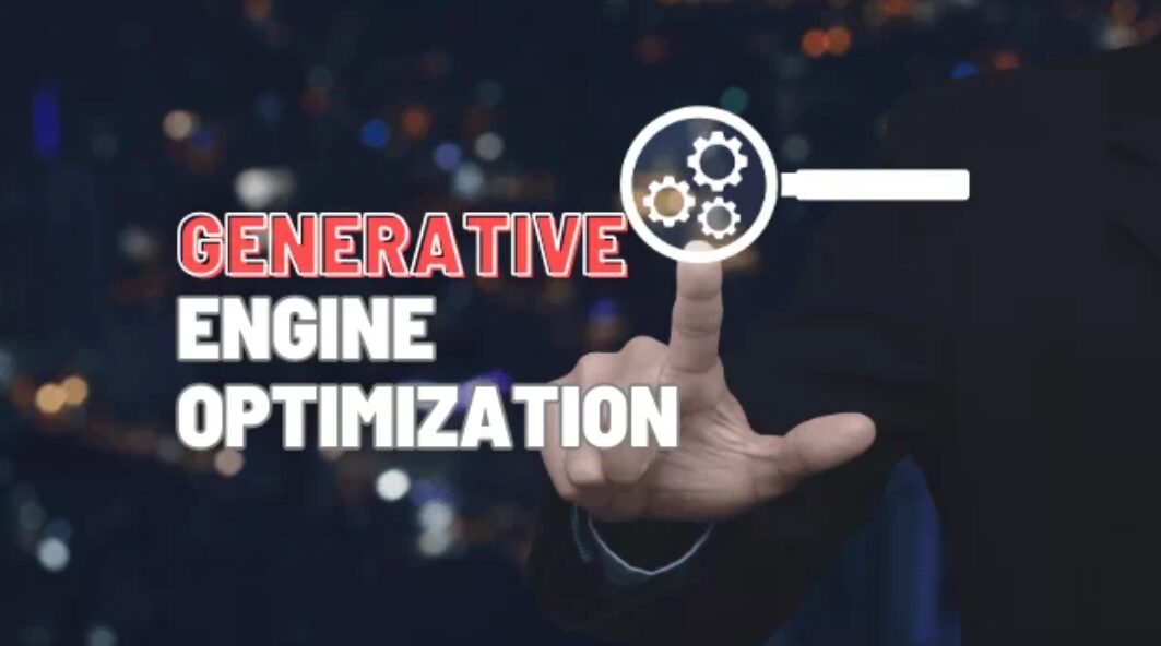 generative engine optimization concept image